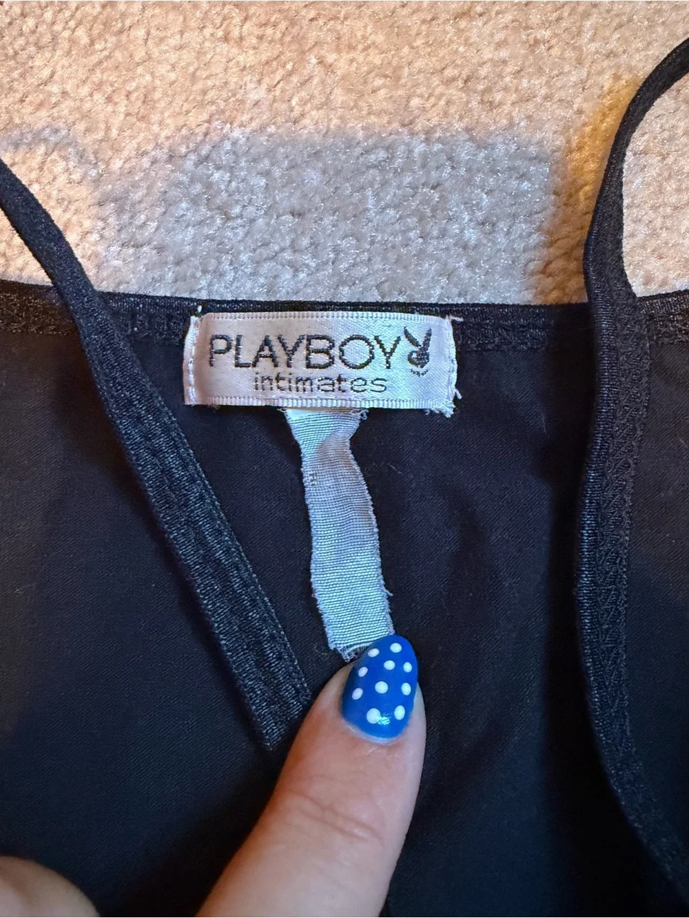 Playboy Intimates Bunny Vintage Rhinestone Tank Top - Picture 3 of 4